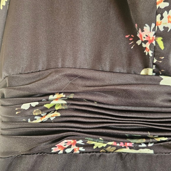 Mac Duggal Black Floral Maxi Dress Size 16 - Picture 9 of 14